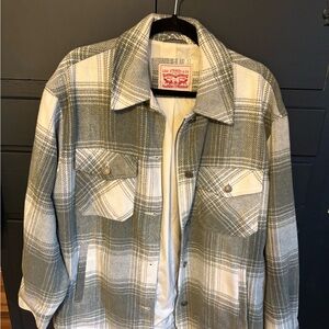 Levi's Green and Cream Patterned Jacket